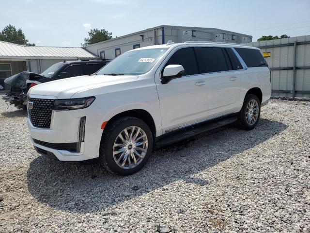 1GYS4KKL3MR371066 - 2021 CADILLAC ESCALADE ESV PREMIUM LUXURY WHITE photo 1