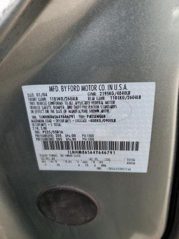 1LNHM86S64Y646791 - 2004 LINCOLN LS 绿色 照片 12