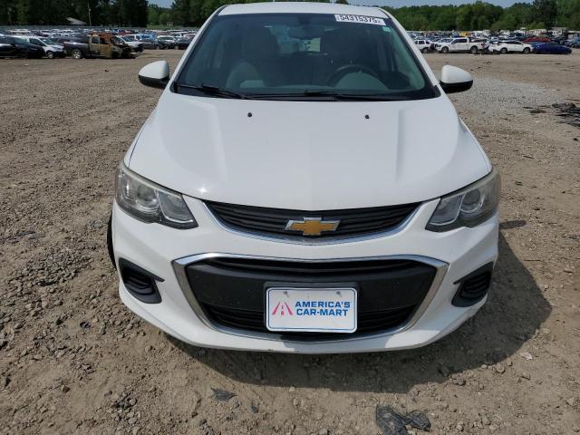 1G1JG6SH1H4169611 - 2017 CHEVROLET SONIC WHITE photo 5