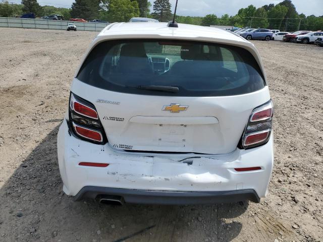 1G1JG6SH1H4169611 - 2017 CHEVROLET SONIC WHITE photo 6