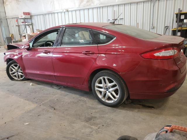 3FA6P0H79DR140373 - 2013 FORD FUSION SE RED photo 2