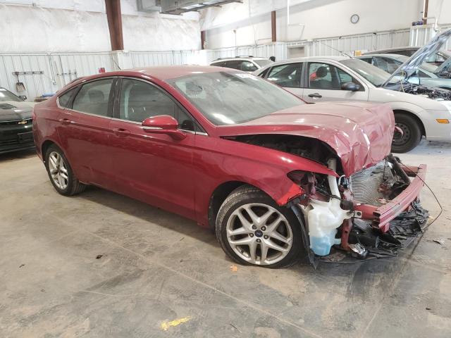 3FA6P0H79DR140373 - 2013 FORD FUSION SE RED photo 4