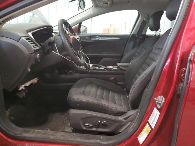 3FA6P0H79DR140373 - 2013 FORD FUSION SE RED photo 7