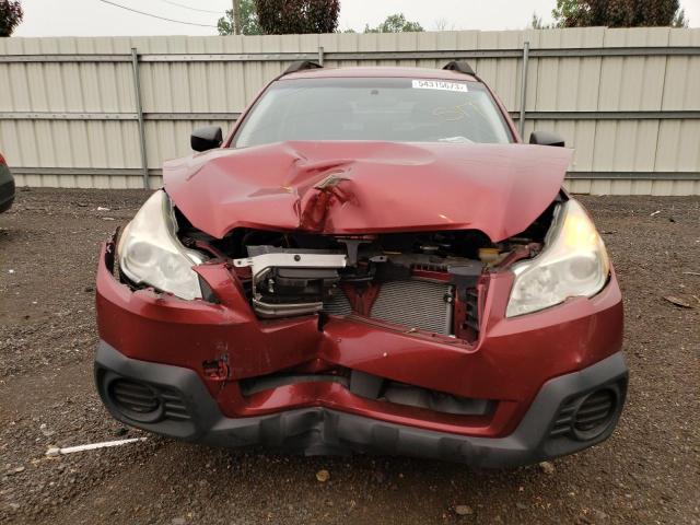 4S4BRBAC9D3247617 - 2013 SUBARU OUTBACK 2.5I RED photo 5