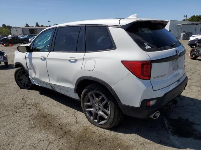 5FNYF8H52NB005628 - 2022 HONDA PASSPORT EXL WHITE photo 2