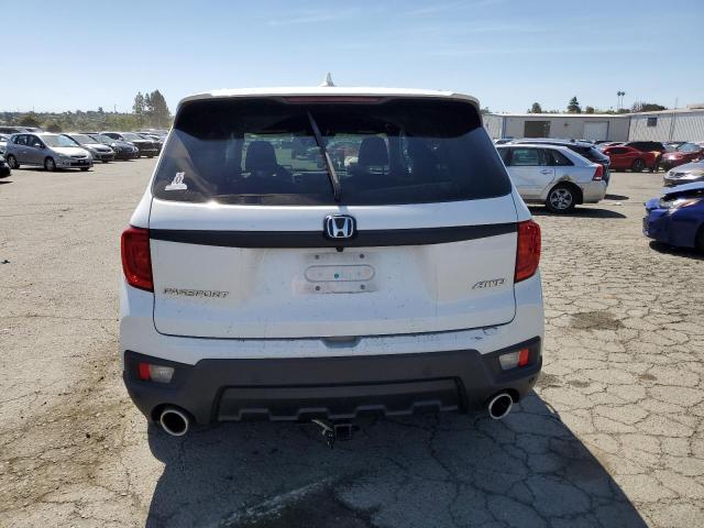 5FNYF8H52NB005628 - 2022 HONDA PASSPORT EXL WHITE photo 6