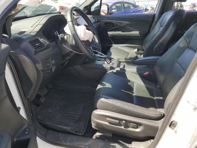 5FNYF8H52NB005628 - 2022 HONDA PASSPORT EXL WHITE photo 7