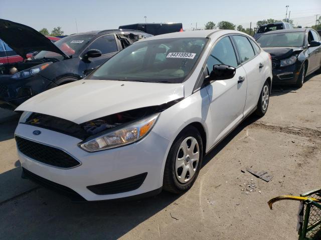 1FADP3E27FL342762 - 2015 FORD FOCUS S WHITE photo 1