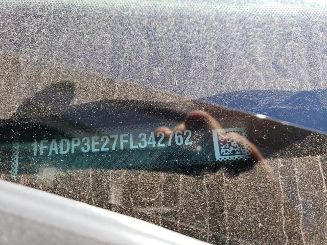 1FADP3E27FL342762 - 2015 FORD FOCUS S WHITE photo 12