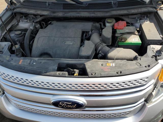 1FM5K7D89FGA02334 - 2015 FORD EXPLORER XLT GRAY photo 12