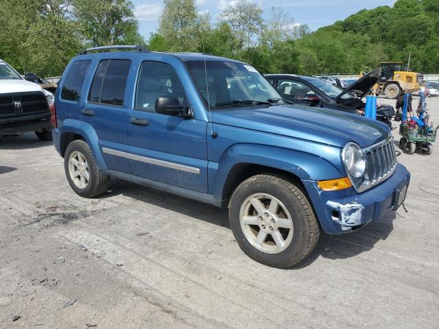 1J4GL58K36W164965 - 2006 JEEP LIBERTY LIMITED BLUE photo 4