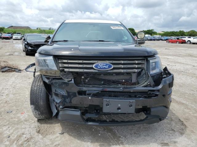 1FM5K8AR4JGB00246 - 2018 FORD EXPLORER POLICE INTERCEPTOR BLACK photo 5
