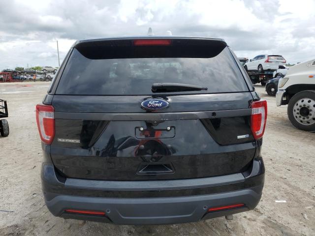 1FM5K8AR4JGB00246 - 2018 FORD EXPLORER POLICE INTERCEPTOR BLACK photo 6
