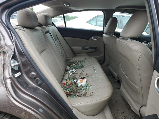 19XFB2F98CE008896 - 2012 HONDA CIVIC EXL ნაცრისფერი ფოტო 10