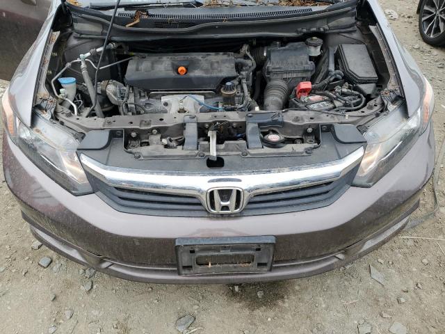 19XFB2F98CE008896 - 2012 HONDA CIVIC EXL ნაცრისფერი ფოტო 11