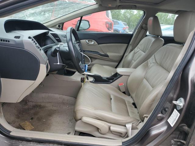 19XFB2F98CE008896 - 2012 HONDA CIVIC EXL ნაცრისფერი ფოტო 7
