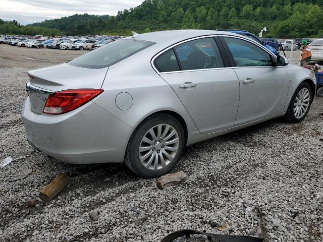 W04GY5GV1B1057238 - 2011 BUICK REGAL CXL SILVER photo 3