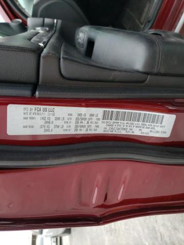 1C4RJFJT6HC729033 - 2017 JEEP GRAND CHER SUMMIT ბურგუნდია ფოტო 13