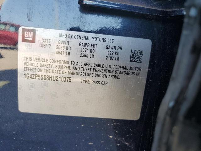 1G4ZP5SS8HU210375 - 2017 BUICK LACROSSE ESSENCE Mavi foto 13