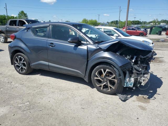 JTNKHMBX1J1009963 - 2018 TOYOTA C-HR XLE GRAY photo 4