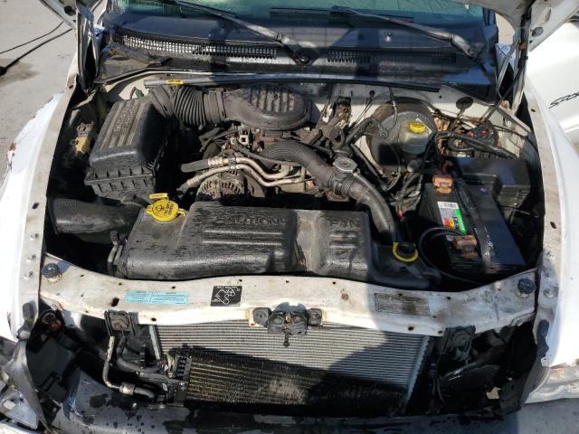 1B7GL22XXYS529497 - 2000 DODGE DAKOTA WHITE photo 11