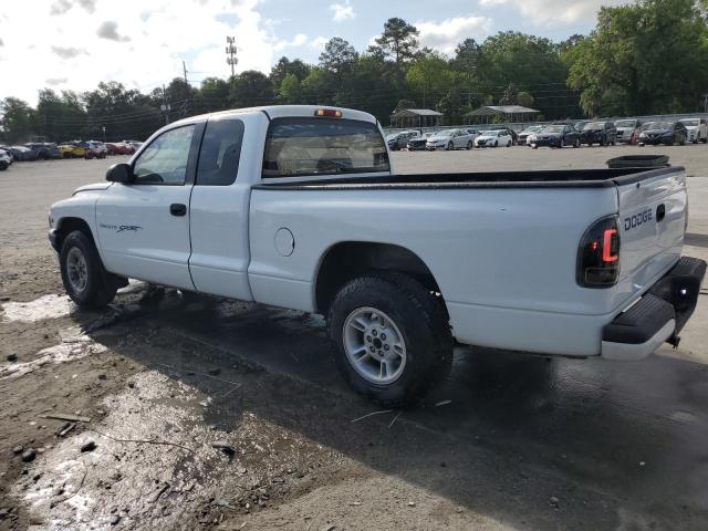 1B7GL22XXYS529497 - 2000 DODGE DAKOTA WHITE photo 2