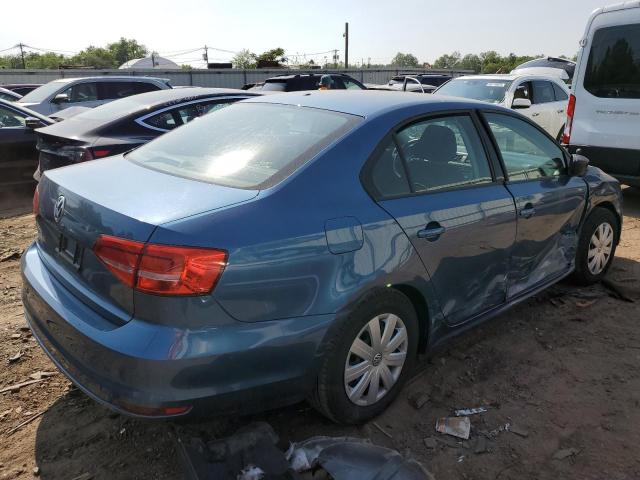 3VW2K7AJ6FM291688 - 2015 VOLKSWAGEN JETTA BASE Blau Foto 3