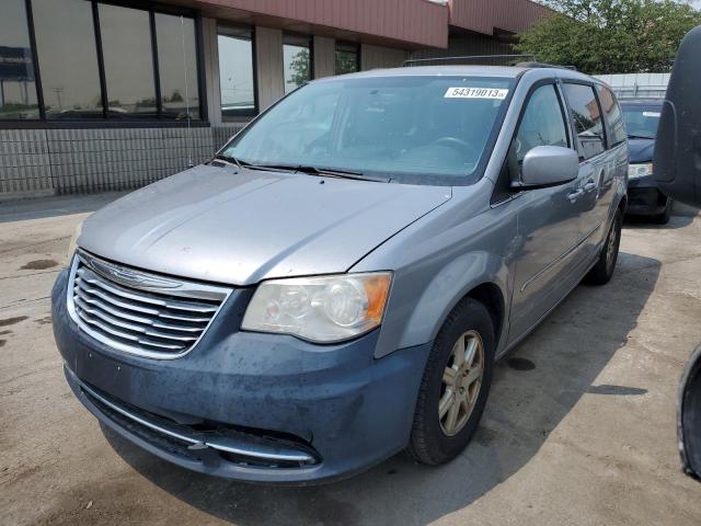 2C4RC1BG4DR658057 - 2013 CHRYSLER TOWN & COU TOURING SILVER photo 1