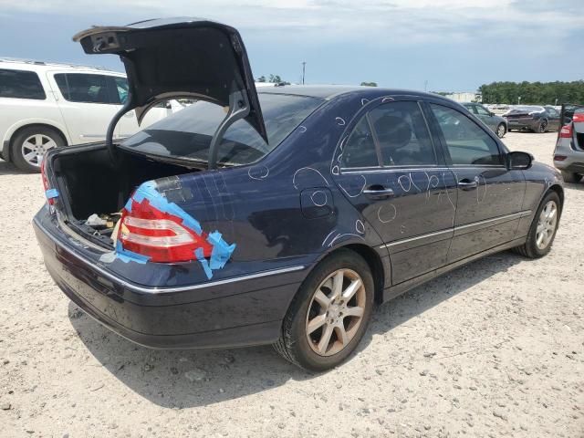 WDBRF92H37F914598 - 2007 MERCEDES-BENZ C 280 4MATIC BLUE photo 3