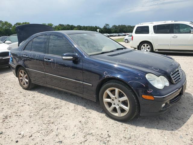 WDBRF92H37F914598 - 2007 MERCEDES-BENZ C 280 4MATIC BLUE photo 4