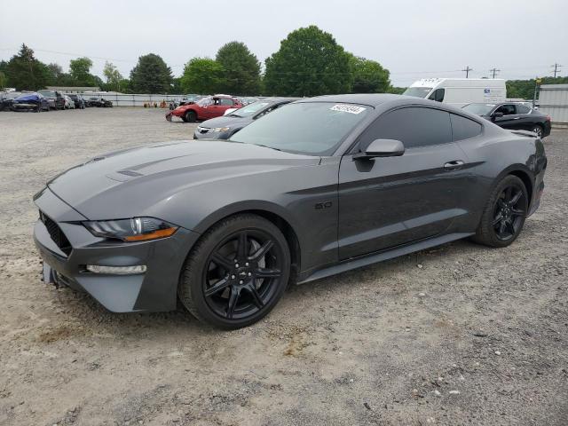 1FA6P8CF7K5203788 - 2019 FORD MUSTANG GT GRAY photo 1