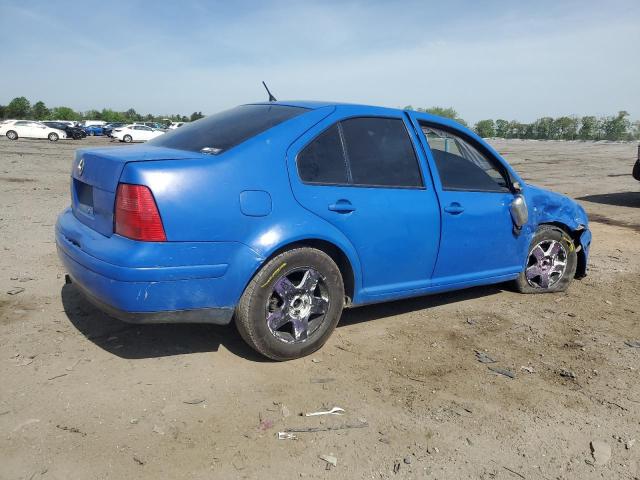 3VWPD69M41M138308 - 2001 VOLKSWAGEN JETTA WOLFSBURG 蓝色 照片 3