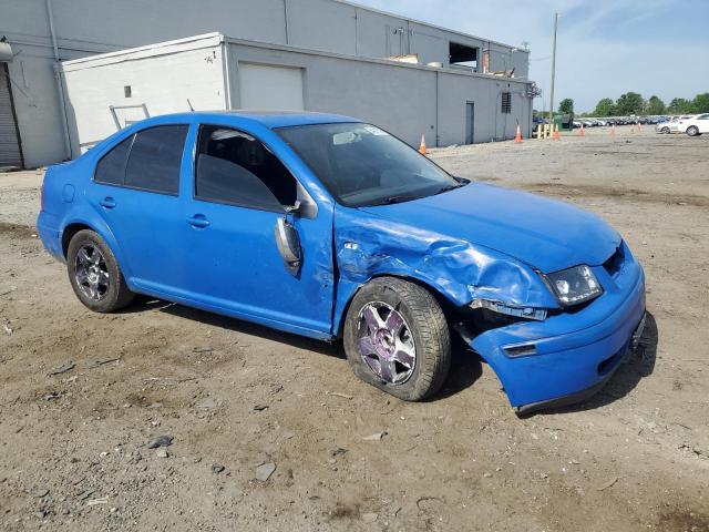 3VWPD69M41M138308 - 2001 VOLKSWAGEN JETTA WOLFSBURG 蓝色 照片 4