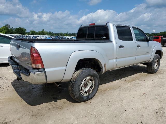 5TEMU52N35Z015739 - 2005 TOYOTA TACOMA DOUBLE CAB LONG BED SILVER photo 3