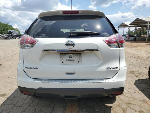 5N1AT2MV4FC854151 - 2015 NISSAN ROGUE S WHITE photo 6