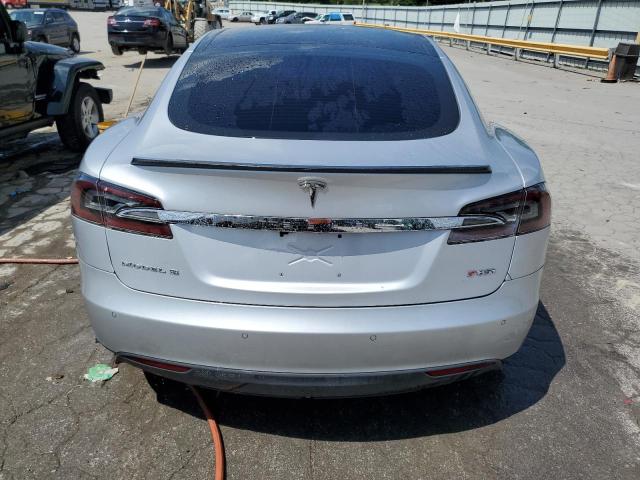 5YJSA1H19EFP36257 - 2014 TESLA MODEL S Gümüş foto 6