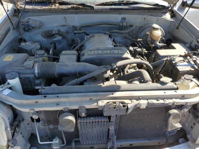 5TBRT34124S449629 - 2004 TOYOTA TUNDRA ACCESS CAB SR5 GRAY photo 11