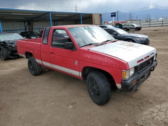 JN6ND16Y3GW003587 - 1986 NISSAN D21 KING CAB RED photo 4