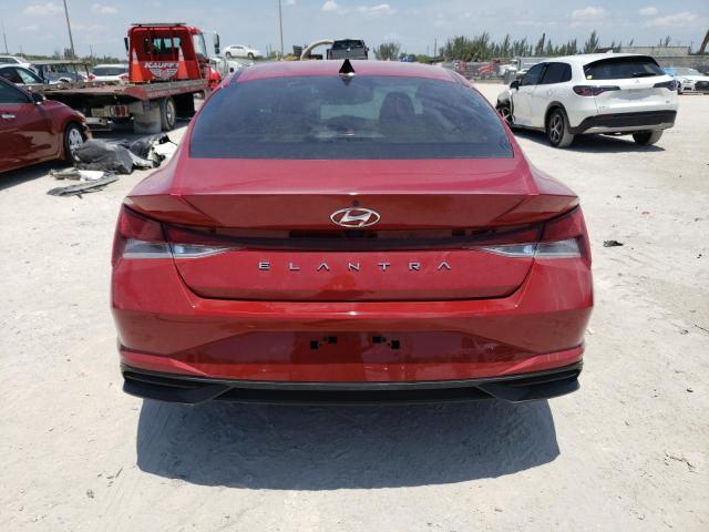 KMHLM4AG0NU310083 - 2022 HYUNDAI ELANTRA SEL RED photo 6