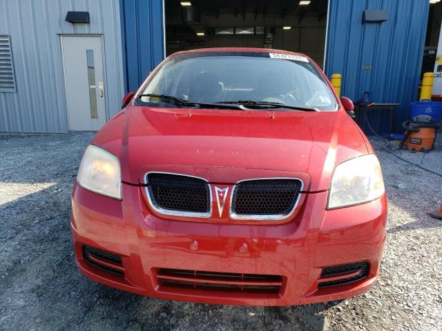 KL2TV55E49B308602 - 2009 PONTIAC G3 WAVE RED photo 5