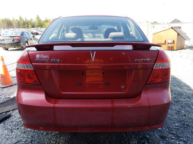 KL2TV55E49B308602 - 2009 PONTIAC G3 WAVE RED photo 6