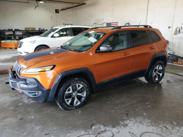 1C4PJMBS5EW276731 - 2014 JEEP CHEROKEE TRAILHAWK 橙色 照片 1