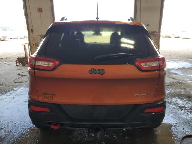 1C4PJMBS5EW276731 - 2014 JEEP CHEROKEE TRAILHAWK ORANGE photo 6