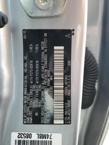 5TDZY5G14FS059280 - 2015 TOYOTA SEQUOIA SR5 SILVER photo 14