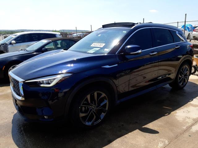 3PCAJ5M16KF125297 - 2019 INFINITI QX50 ESSENTIAL BLUE photo 1