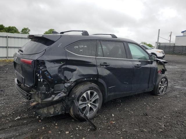 5TDGZRBH5NS221724 - 2022 TOYOTA HIGHLANDER XLE Qara foto 3