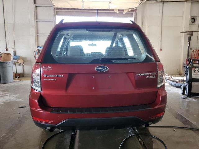 JF2SH6BC2AG788947 - 2010 SUBARU FORESTER XS Қызыл фото 6