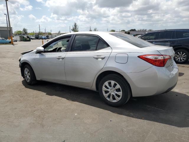 2T1BURHE5GC739351 - 2016 TOYOTA COROLLA L SILVER photo 2