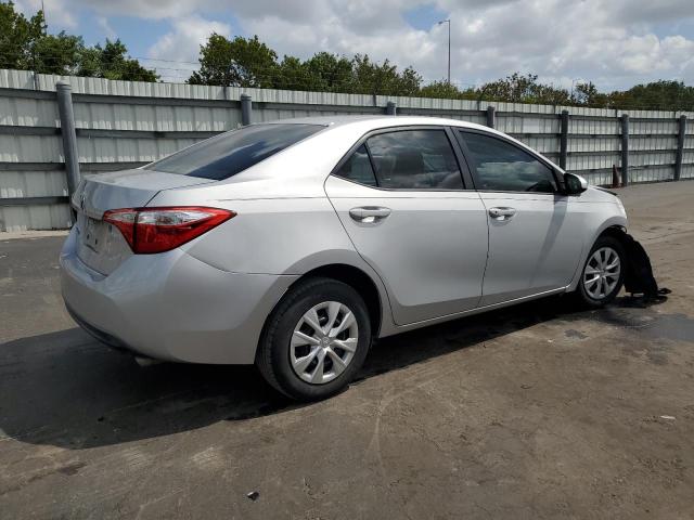 2T1BURHE5GC739351 - 2016 TOYOTA COROLLA L SILVER photo 3