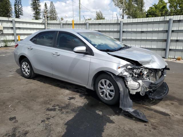 2T1BURHE5GC739351 - 2016 TOYOTA COROLLA L SILVER photo 4